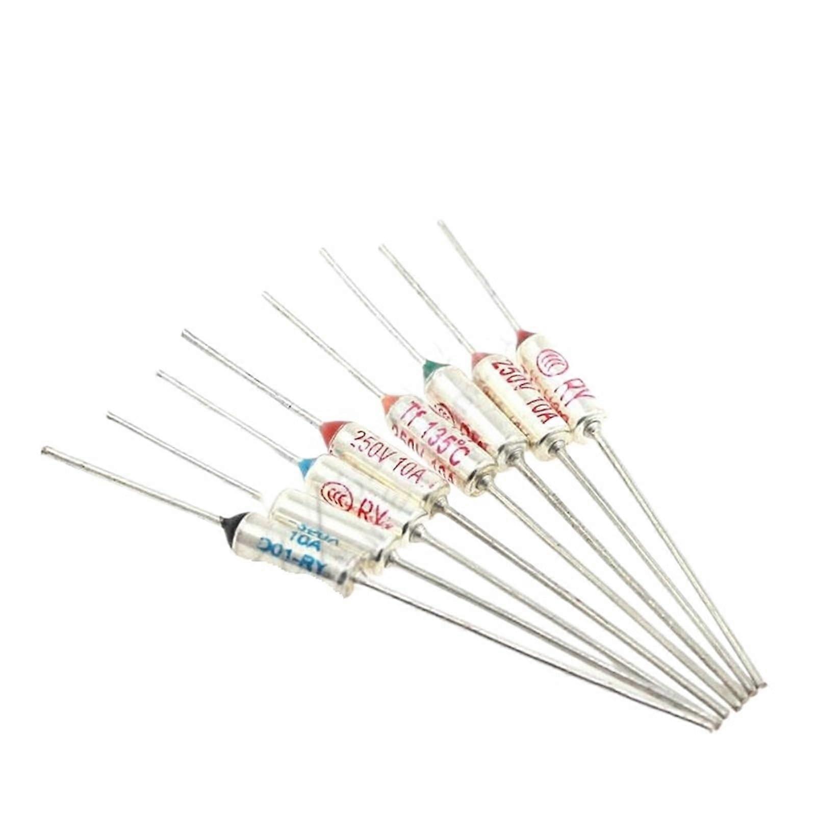 TF Thermal Fuse RY 10A 15A 250V Thermostat Switch 85C 135C 275C 280C 285C 300C for Temperature Control 10 Pack