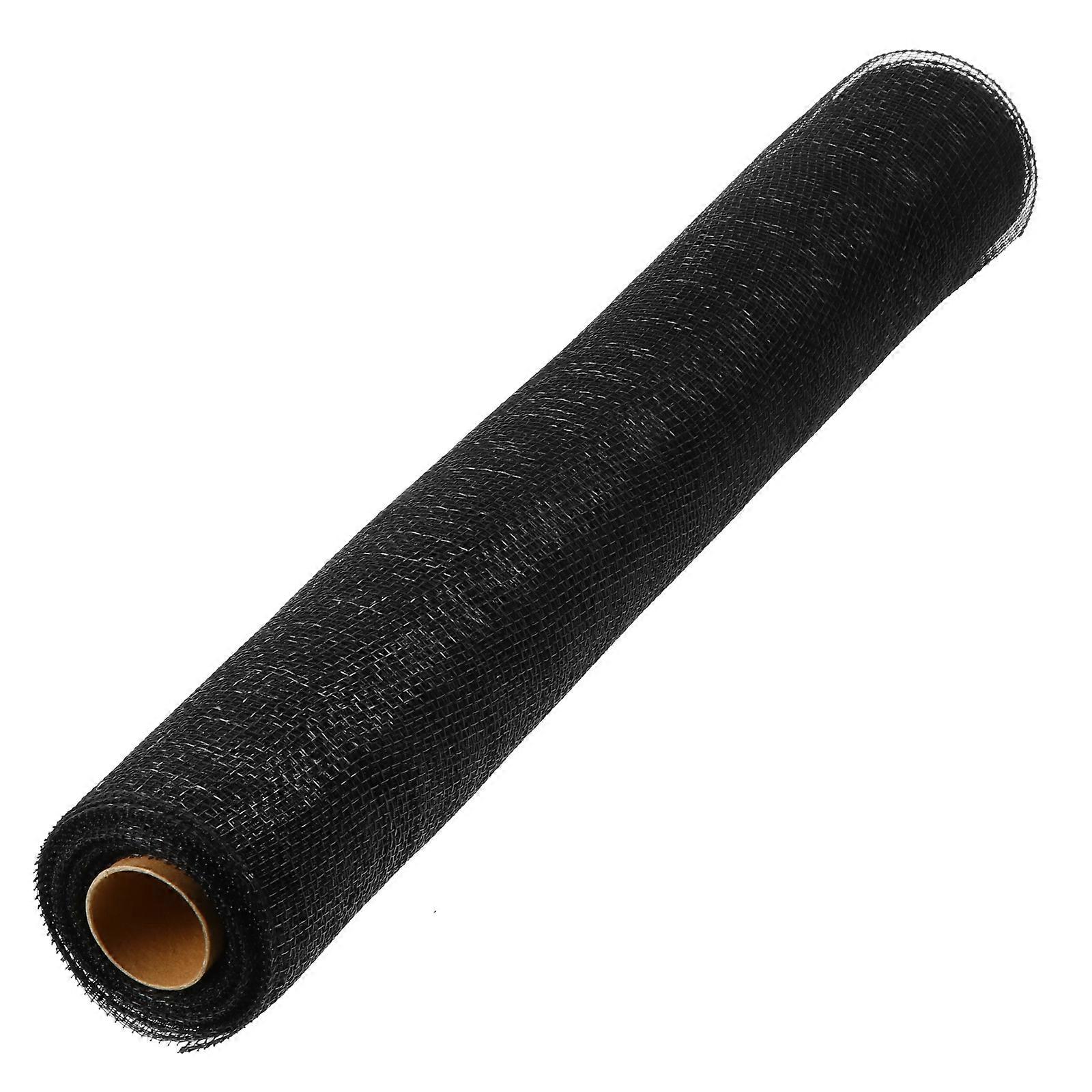 Bouquet Flower Net Wrap Fiber Yarn present Packing Material Artistic Inspirations Black 914.00X50.00X0.10cm Decorating 1Pc