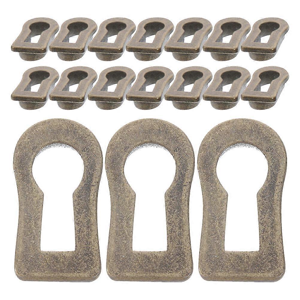 Zinc Alloy Keyhole Cover Multifunctional Furniture Protection For Furniture Upgrade 20Pack