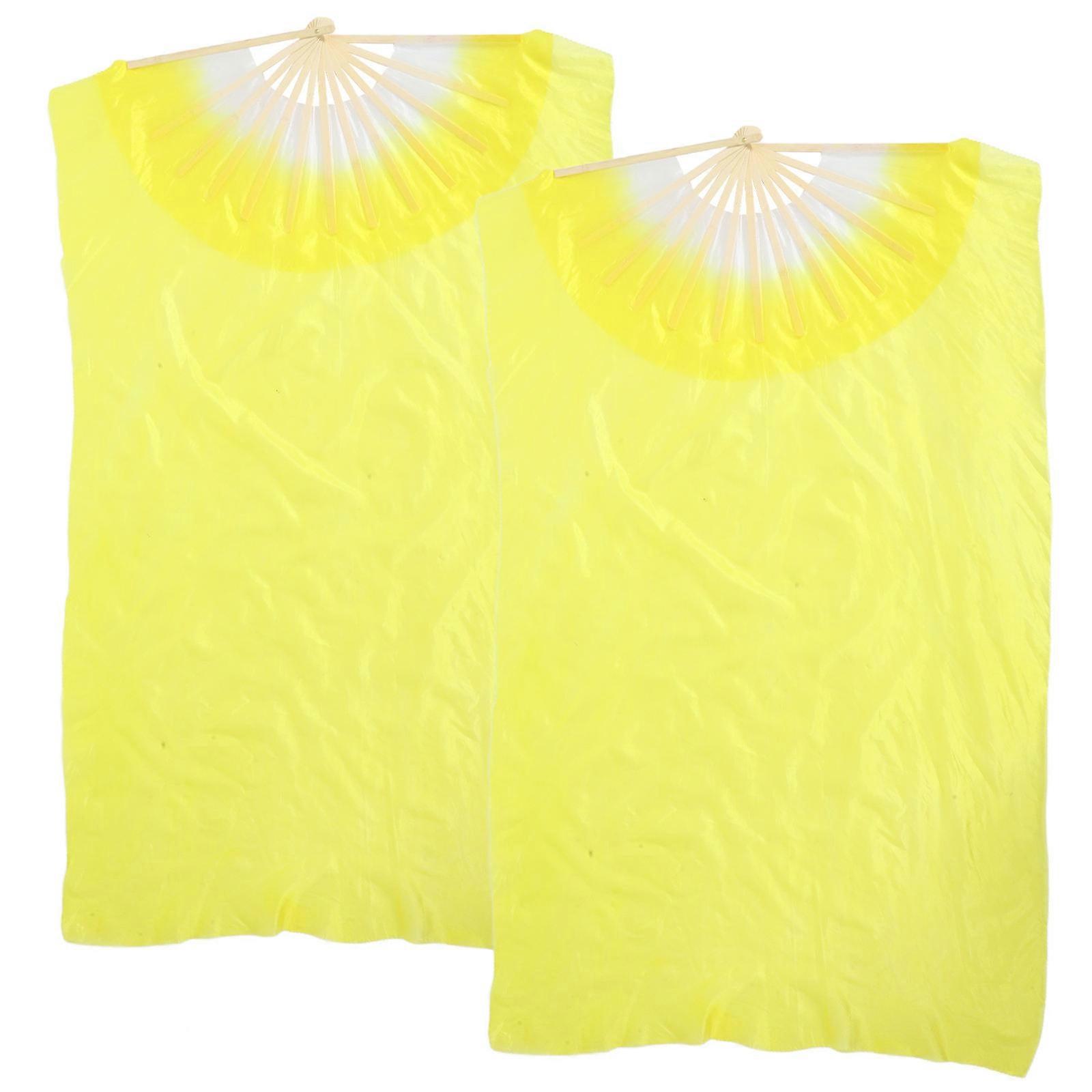 Danse orientale éventails voile éventail danse classique style performance scénique 120.00X60.00X1.00CM 1 paire