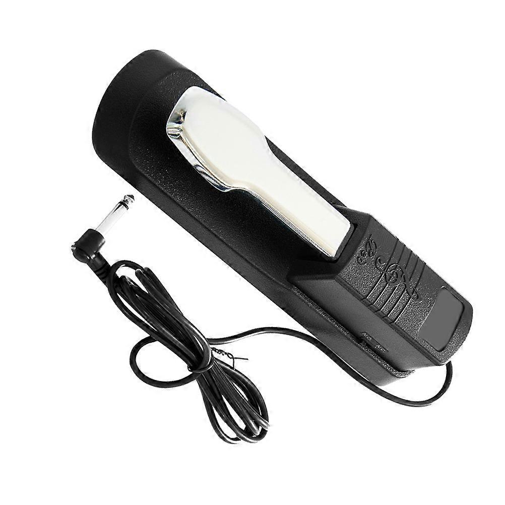 Damper Sustain Pedal Sustain Pedal for Keyboard Black 7x24cm Rectangular Shape Acoustic Sustaining 1Set