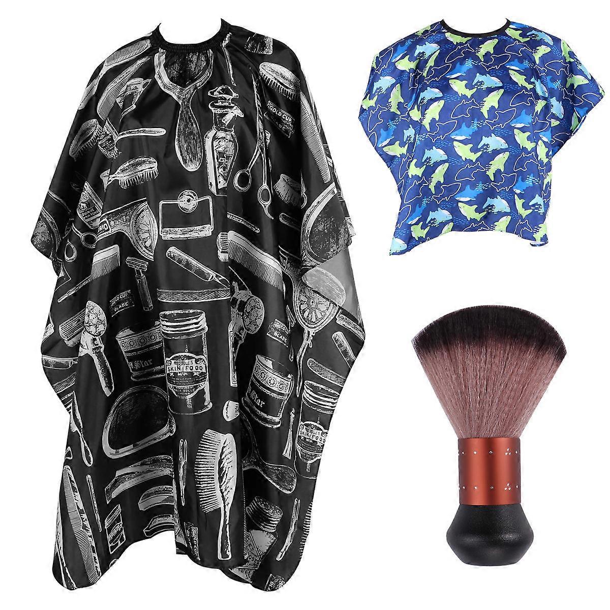 Waterproof Salon Apron For Perming Oil Treatment Rectangle Shape 3Pcs