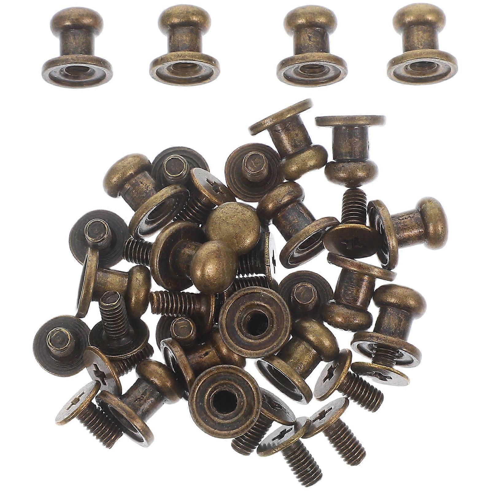 Furniture Hardware Small Drawer Knobs For Cabinet Doors Drawers Trinket Boxes Antique Bronze Mini Knobs Grip 20Sets