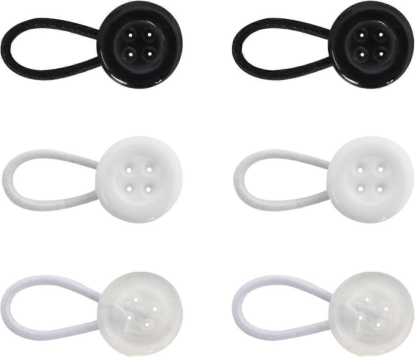 6pcs adjustable resin button extenders, extenders with elasticity