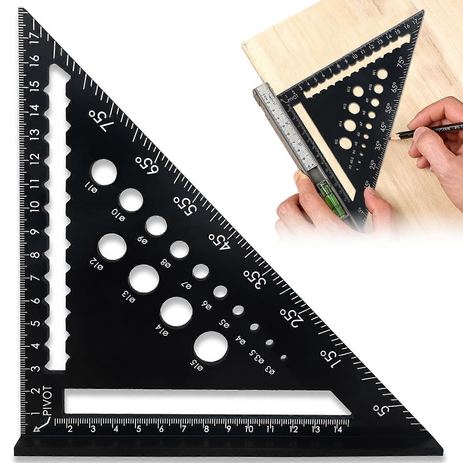180mm Carpenter Square, Carpenter Square,45 90 Degree Carpenter Angle Protractor