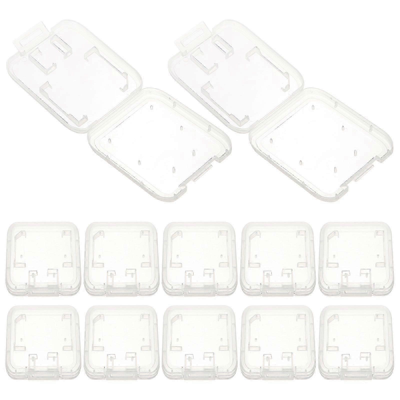 24pcs Memory Card Cases Portable Memory Card Holders Compatible with SD TF Cards