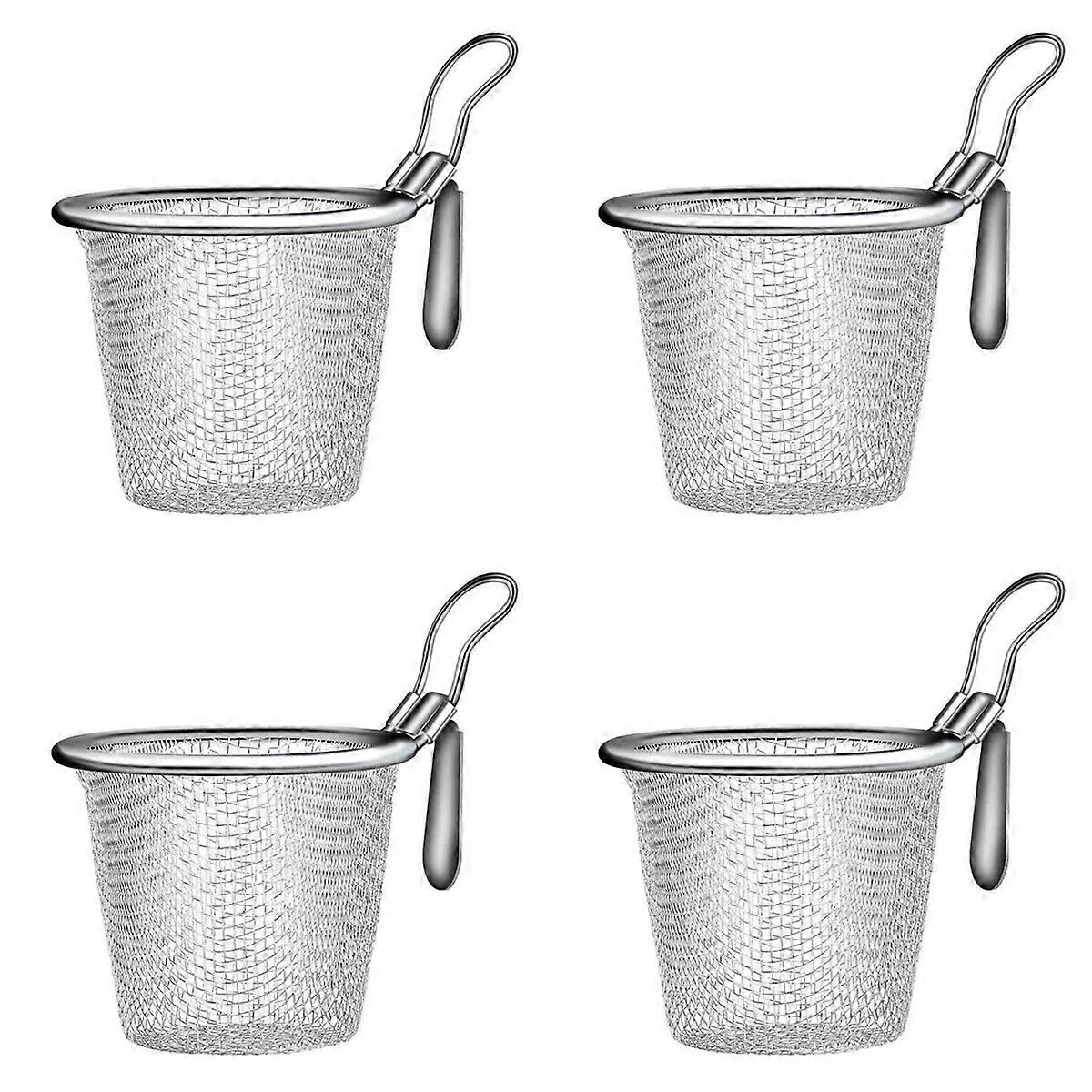 2Pcs Colander Strainer Basket Food Kitchen Colander Baskets, L