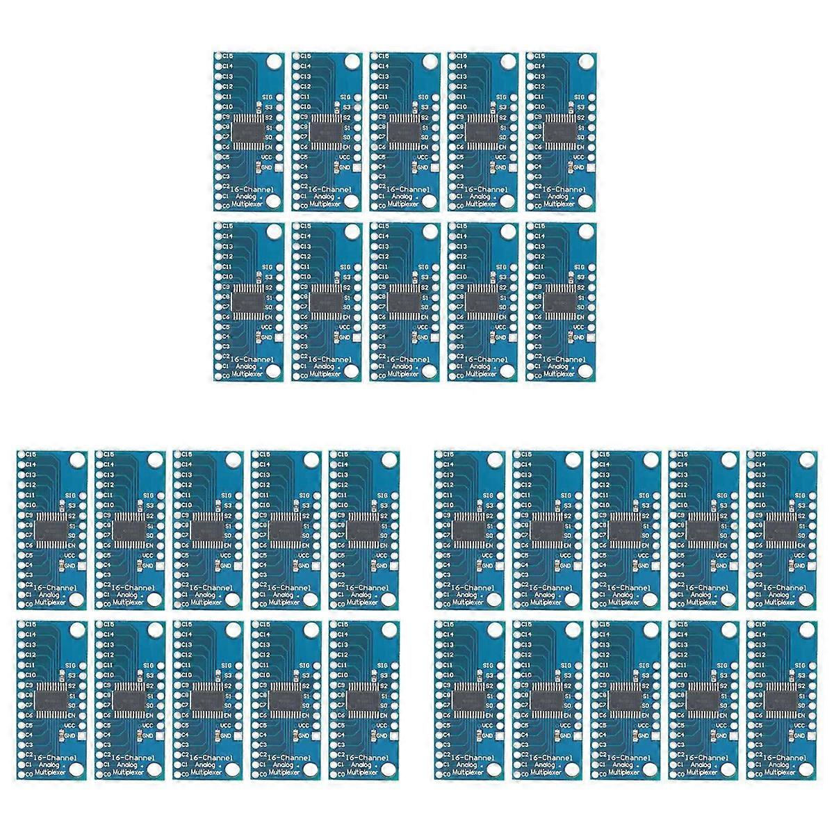 30Pcs 16CH Analogue Multiplexer Module 74HC4067 CD74HC4067 Precise Module Digital Multiplexer MUX Br