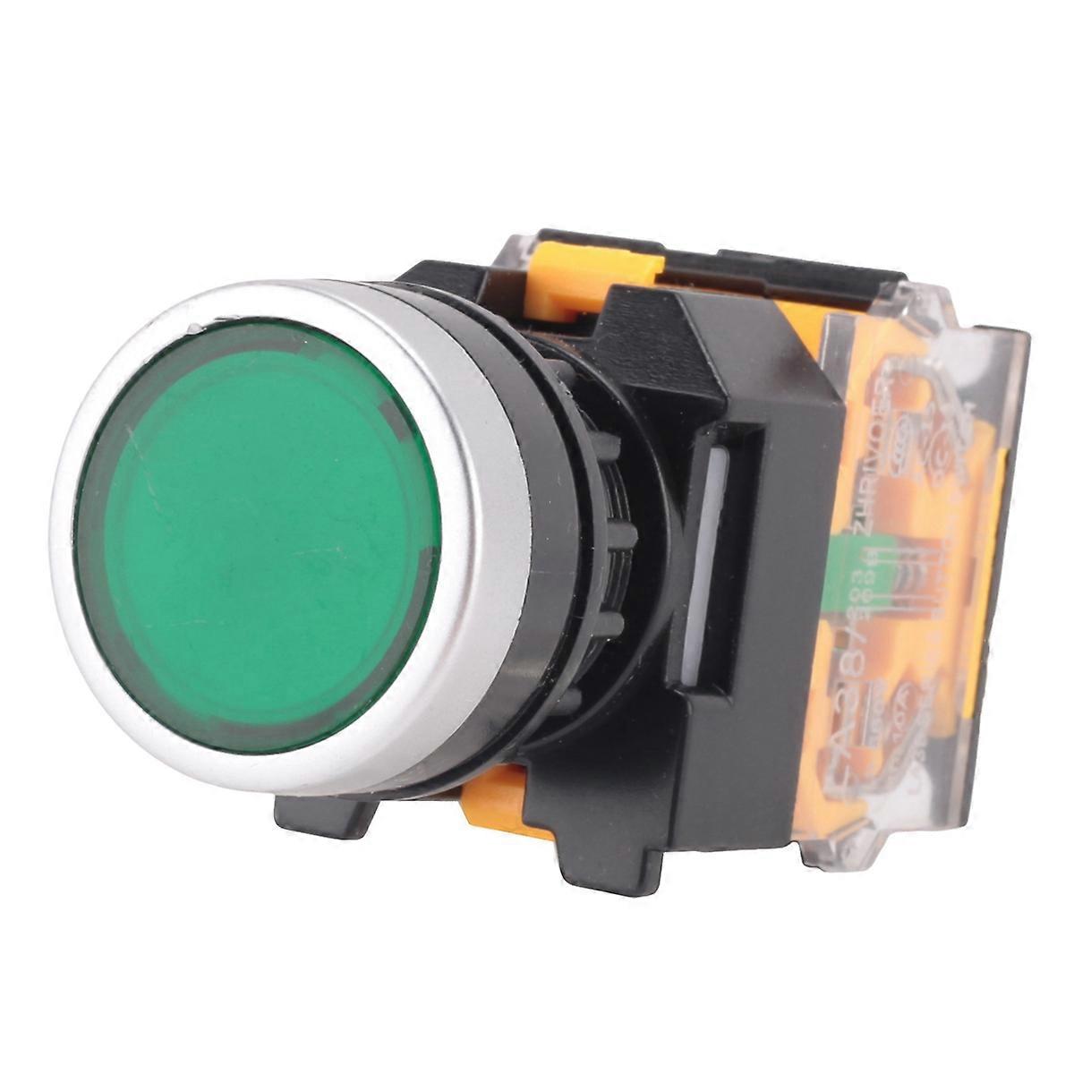 6X LA38-11/203 Push Button Momentary Heavy Duty Switch Green