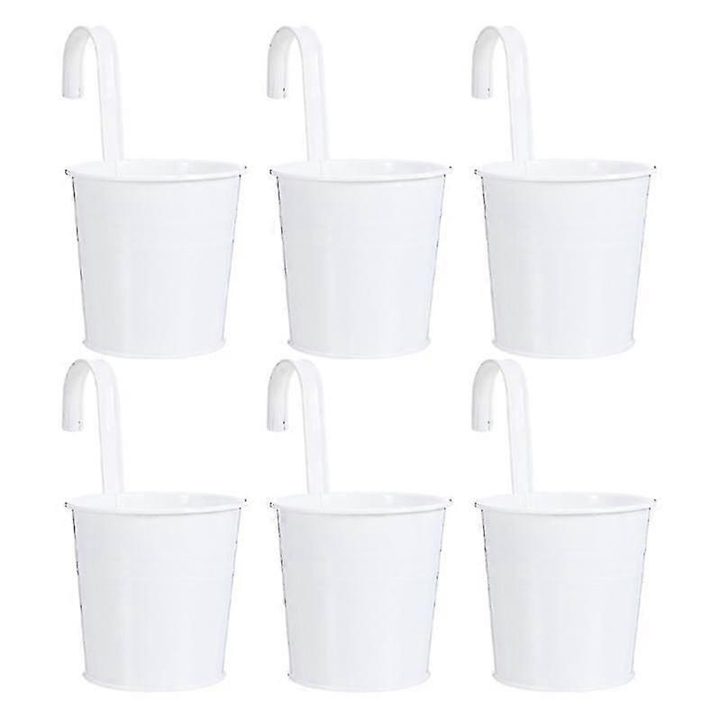 Präsentieren Sie Blüten wunderschön mit 6 Stück Balkon Blumeneimer Set