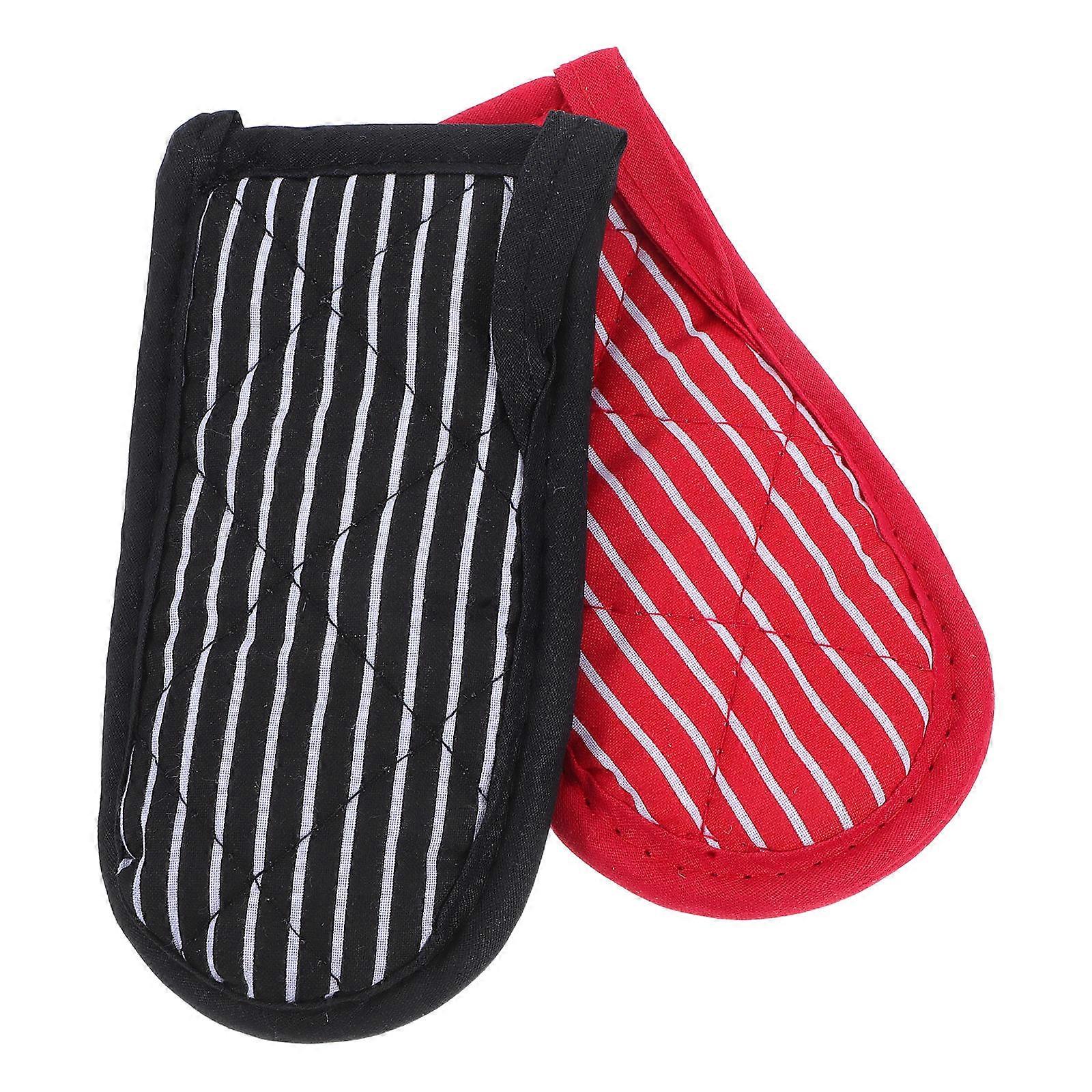 Heat Resistant Pot Handle Cover Skillet Anti-Scald Pan Handle Sleeve Cotton Handle Protection Sleeves for Stovetop Cooking 2Pcs