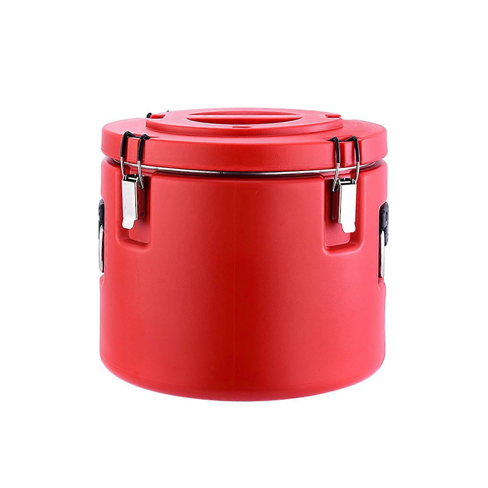 16L Commercial Insulated Rice Bin, Ice Cooled Container Water Carrier Dispenser Cooled Transport Bucket