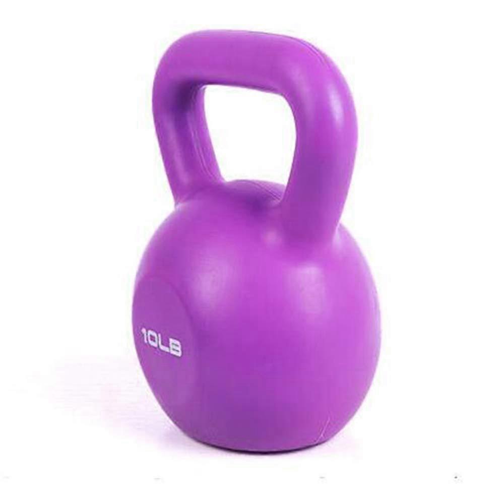 Kettlebell Colourful PE Material, Non-Slip Handle, Environmentally Friendly, Home Gym, 5-20 Lb Range, Optional 10 Lb