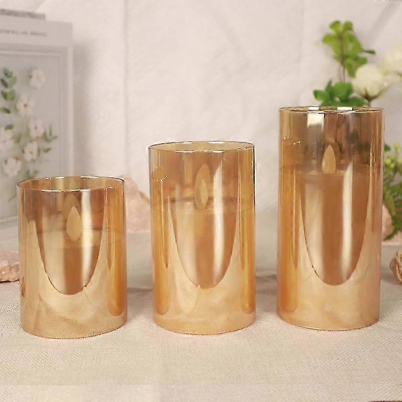 LED Electronic Candle Cup with Wax