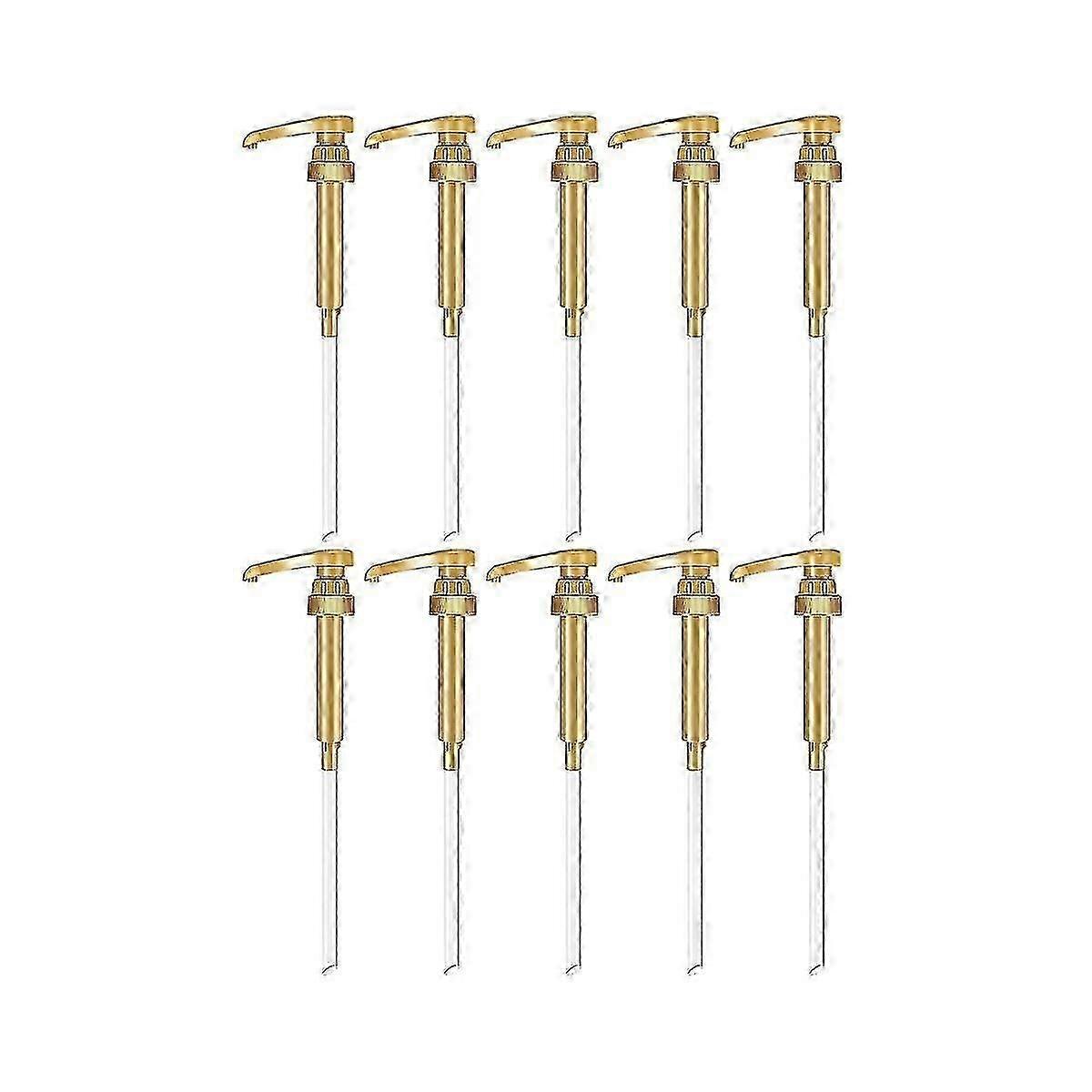 10Pcs Syrup Pump, Coffee Syrup Dispenser for 750Ml Bottle, Kitchen Use