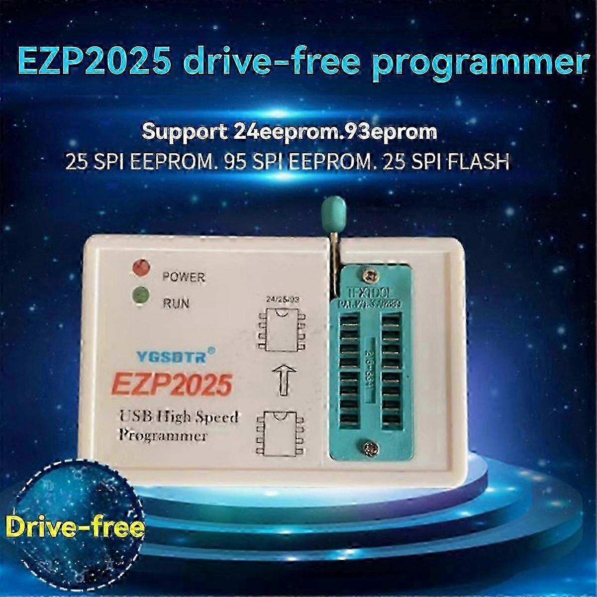 Drive Free USB programátor pre 24/25/93/95 EEPROM SPI FLASH čipy Napaľovanie BIOS-u