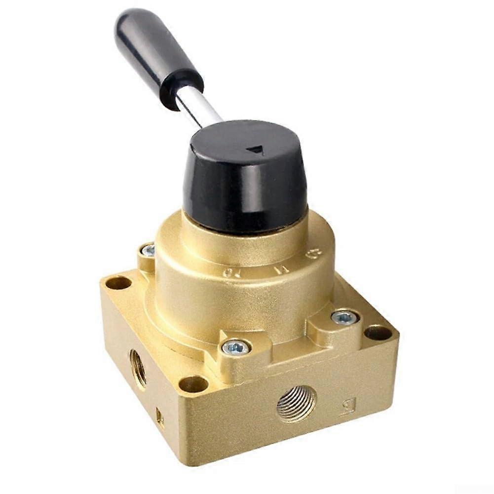 Manual Rotary Valve HV03 3/8 NPT for Pneumatic Applications with Three Positions
