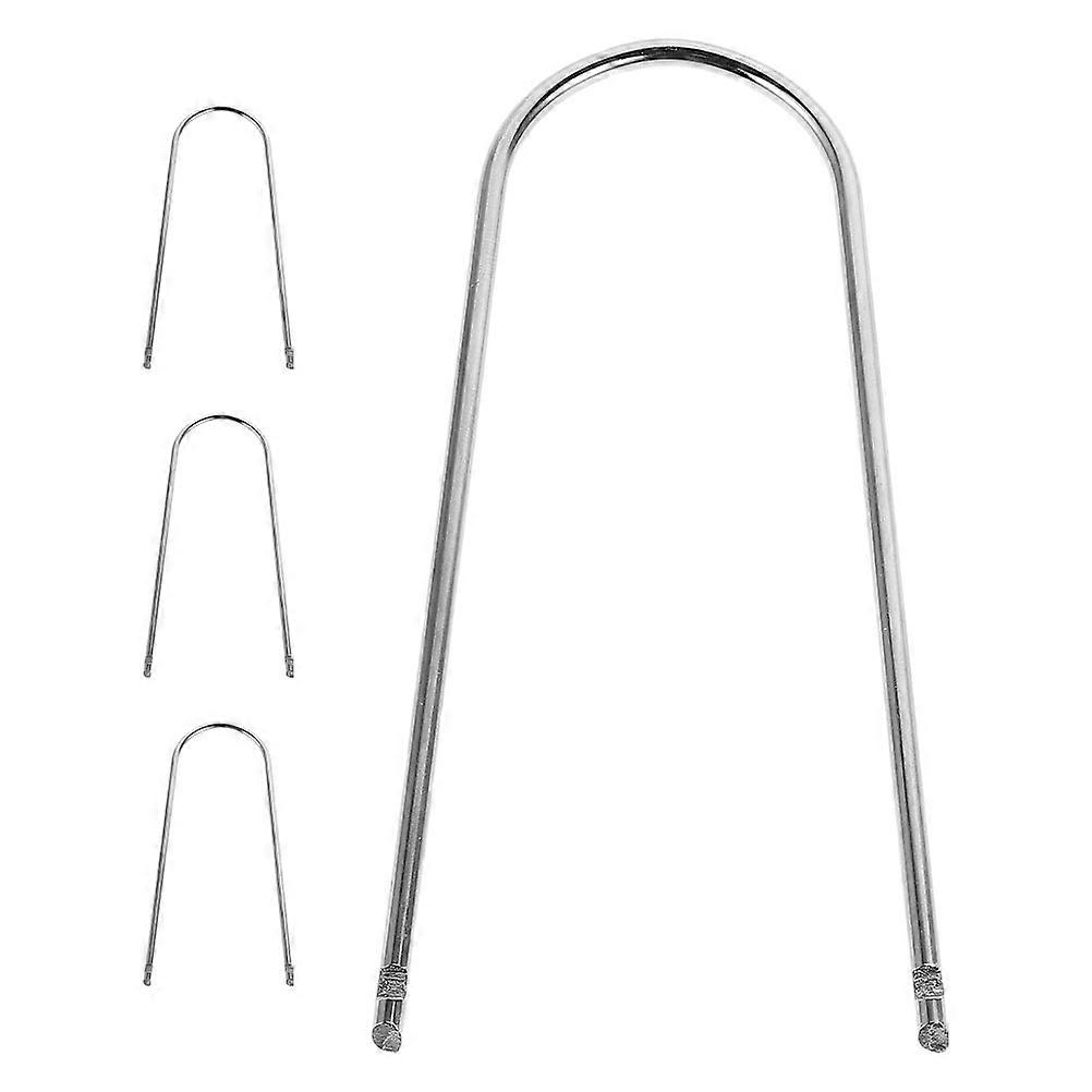 The **2 Pairs U Shaped Car Radio Removal Tool** is a automotive disassembly tool designed to assist in the safe and efficient removal of car stereos,