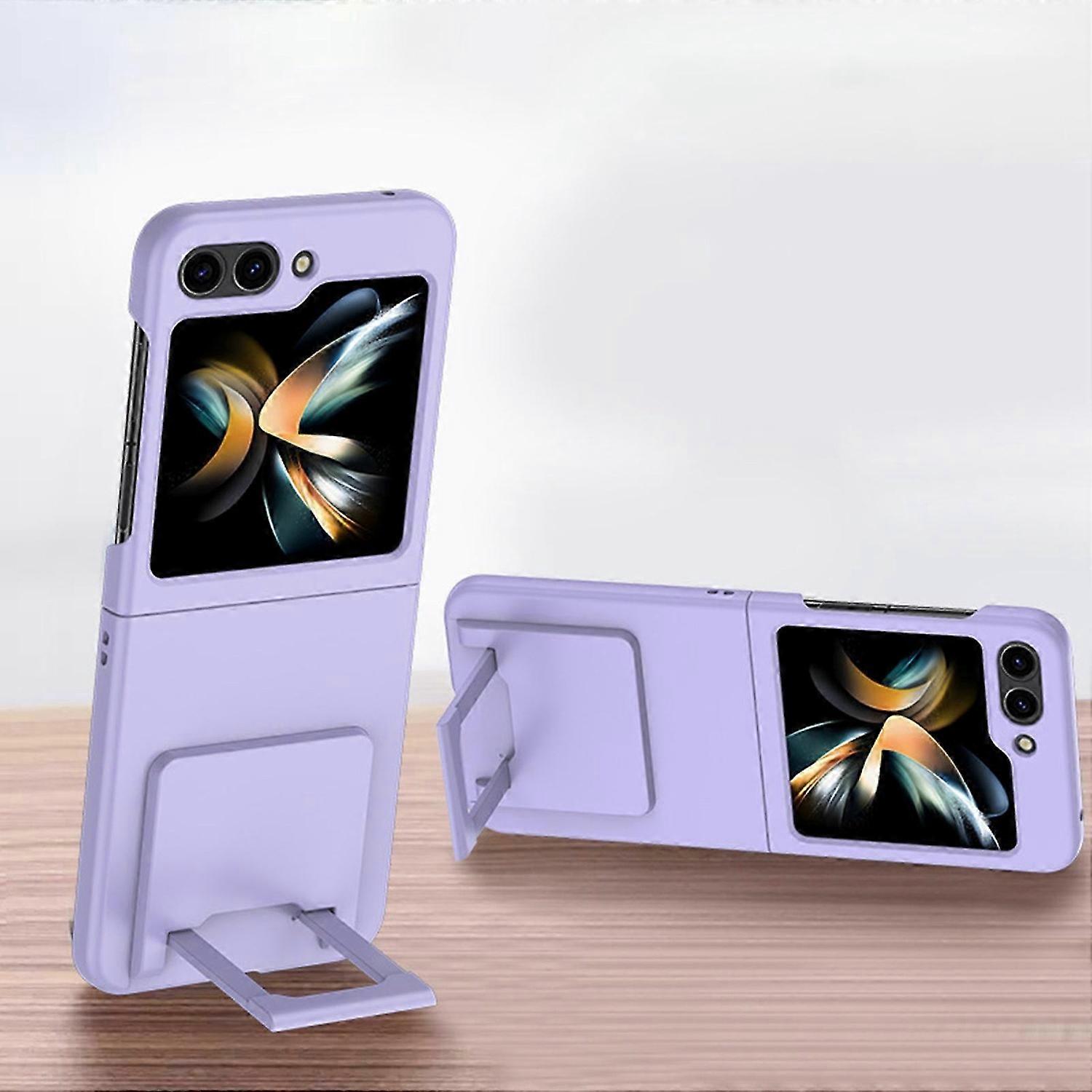 Z Flip 5 5G Case, Shockproof Cover with Stand, Anti-Scratch Full-Body Collision Avoidance Shell Exce