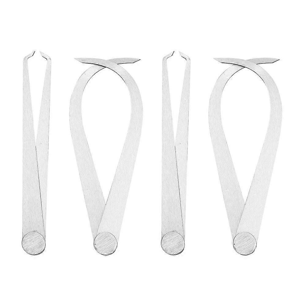 4Pcs Steel Firm Joint Metal Measurement Caliper for Inside and Outside Measurements