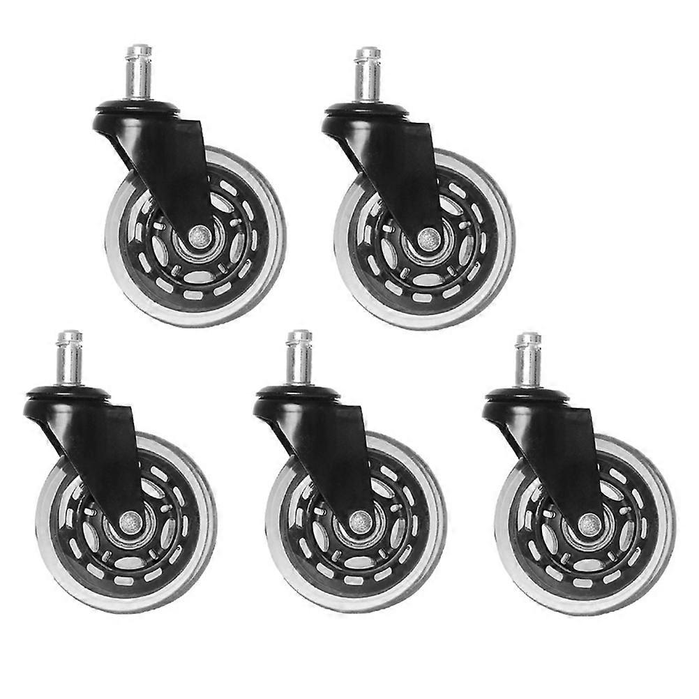 5PCS Office Chair Caster Wheel Premium Universal Wheel Set