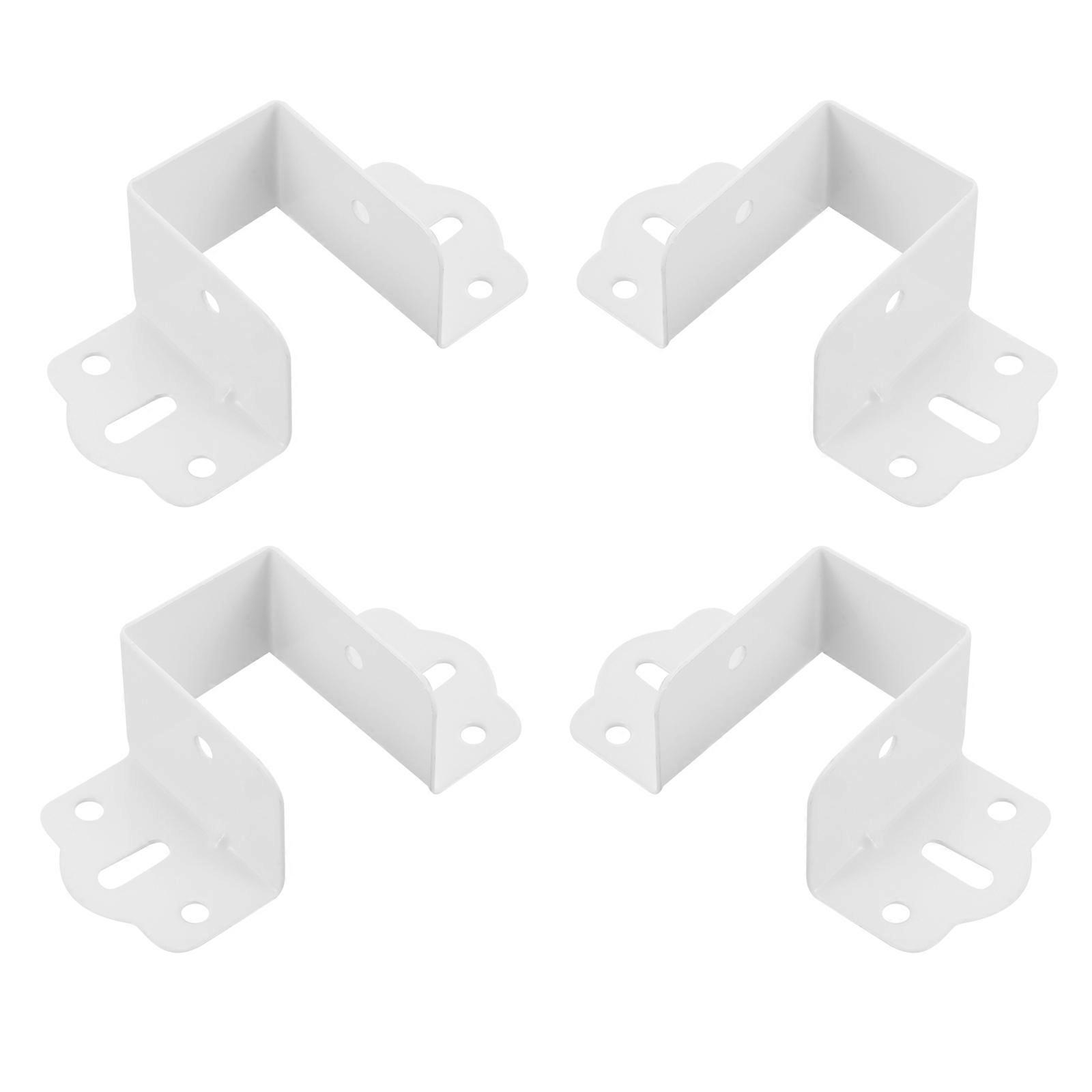 Bed Hinge Buckle Metal Bed Rail Hooks Bed Construction Load-Bearing 3.8×2.0×1.3in 4Set