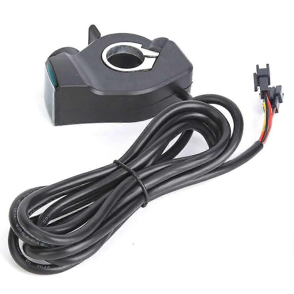 Electric Bike Thumb Throttle LCD Display Digital Battery Voltage Power Switch for Electric VehicleYMQX)