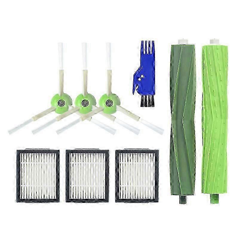 1 Set Multi Surface Brush 3 Side Brush 3 High Efficiency Filters For Irobot Roomba I7 I7+ I7 Plus E5