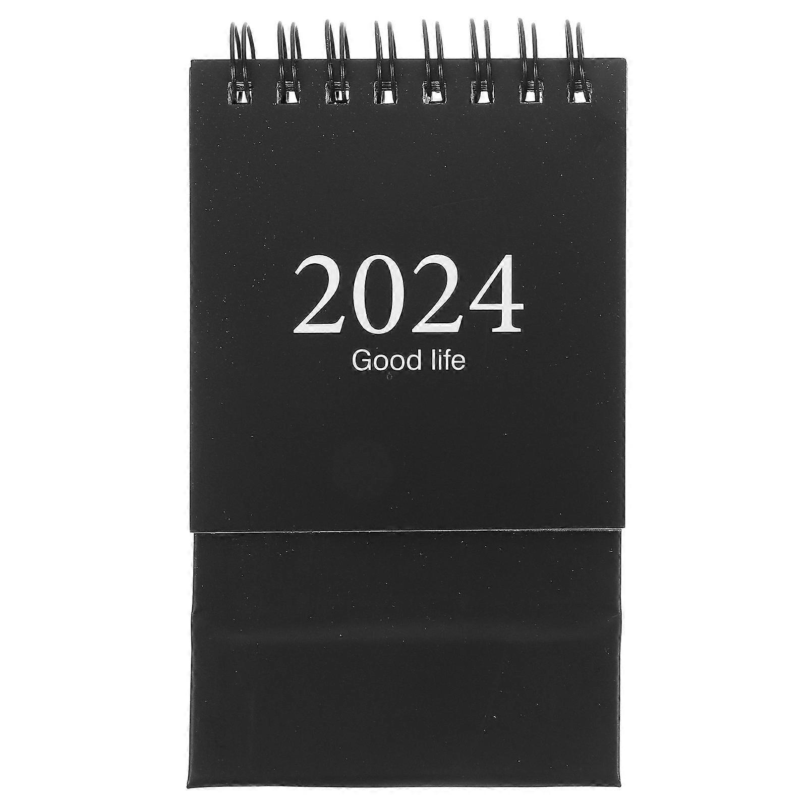 Small Desk Calendar 2024 Mini Desktop Calendar for Daily Use