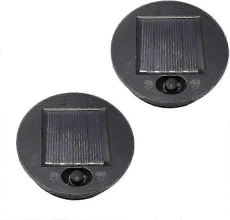 2 Pcs Premium LED Solar Light Panel Replacement for Lantern Lid, 6.3x6.3in