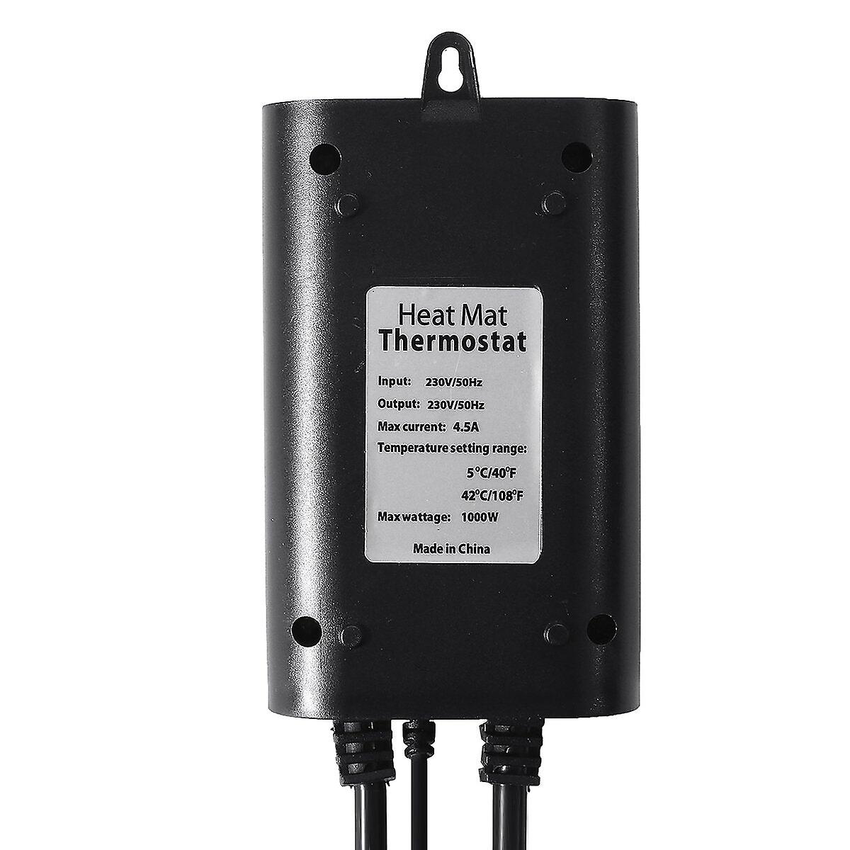 1000W 120v digital temperature controller heat mat thermostat for