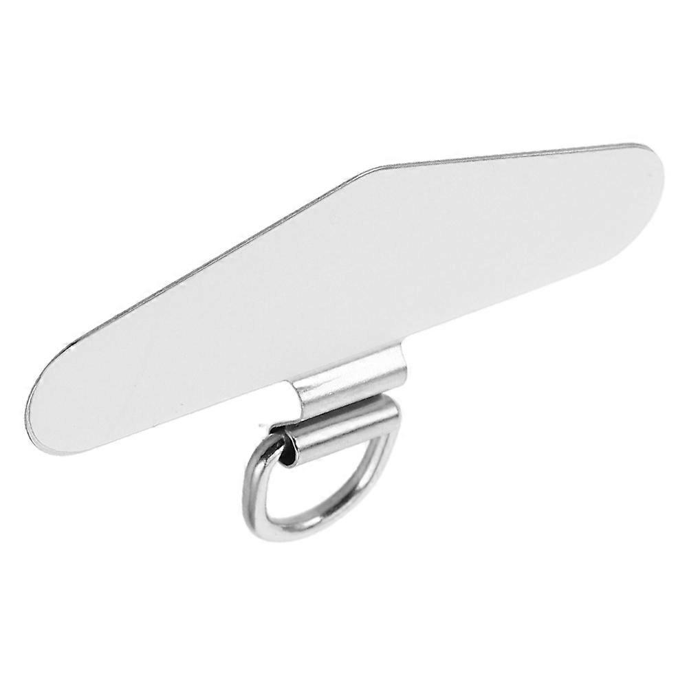 Cell Phone Tether Replacement Tabs Silver 5.00X3.00X0.40cm Anti Loss Secure Connection Smartphone Accessory 1Set
