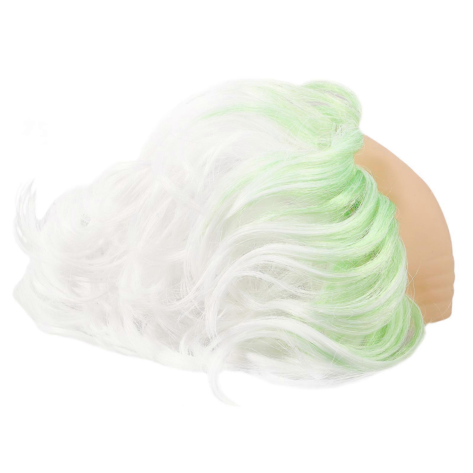 Man Wigs Bald Cap Wig Halloween Costume Wigs Multi Color 30.00X23.00X21.00cm Cosplay Accessory 1Pcs