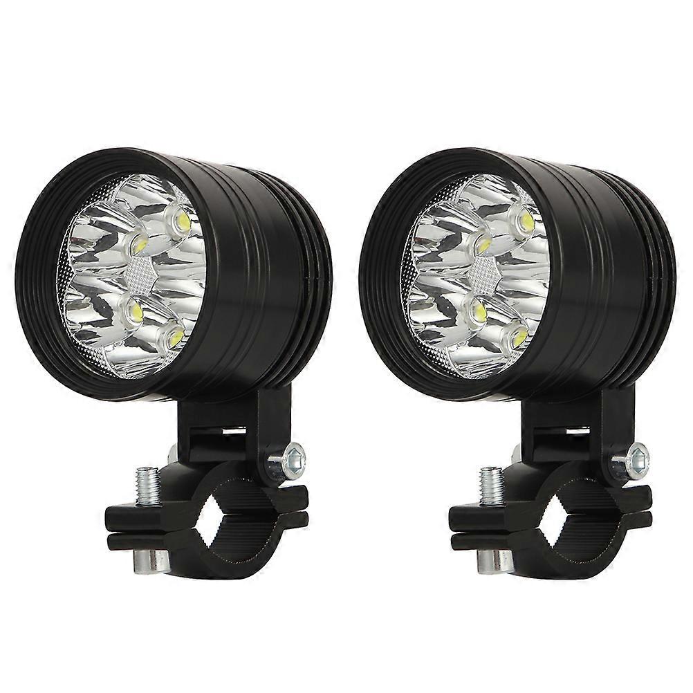 Motorcycle Lamp Off Road Lighting Shockproof Durable Spotlight Shape 2Pcs