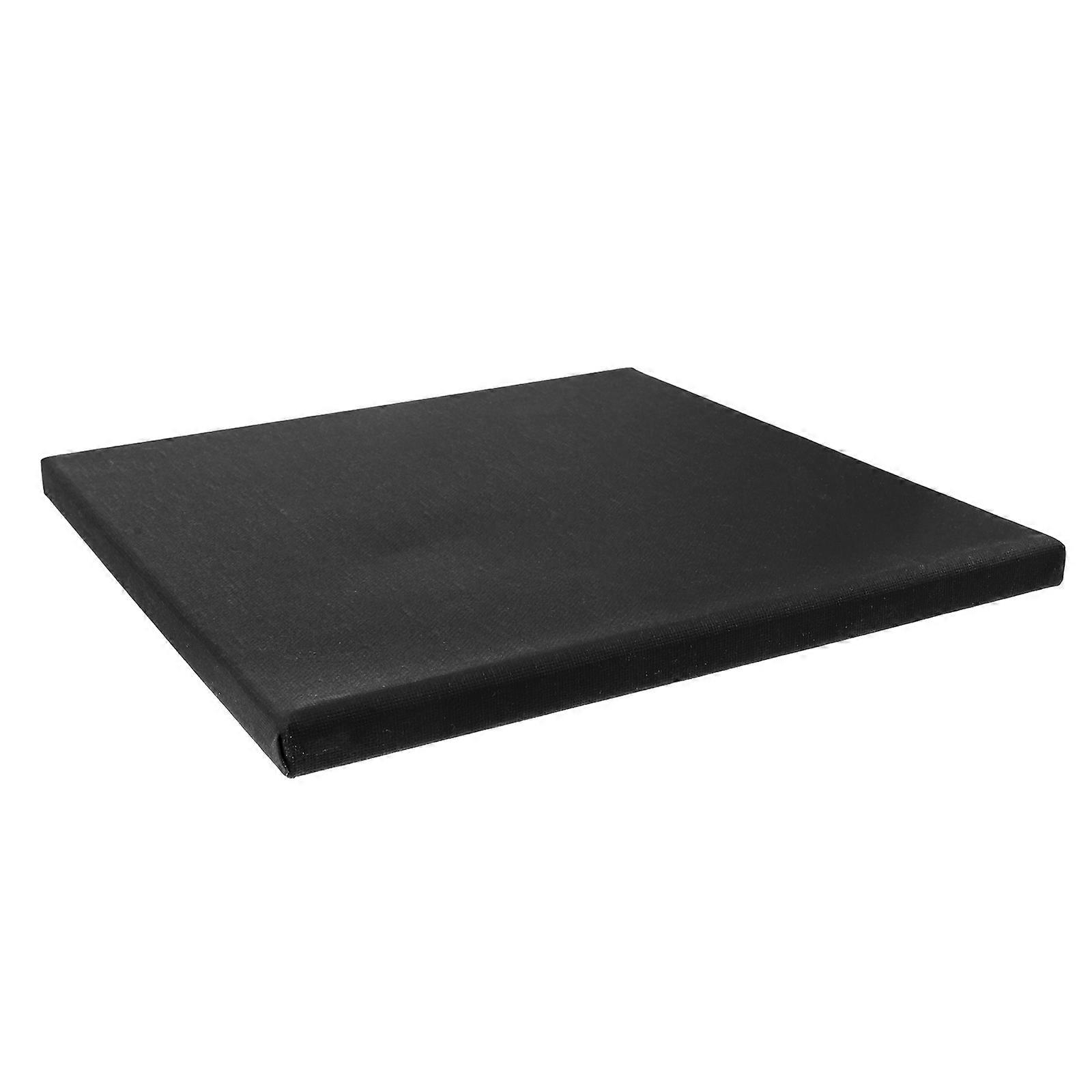 Painting Board Canvas Panel Square Black 25.00X25.00X1.50CM Durable Use Easy Installation 1Pack