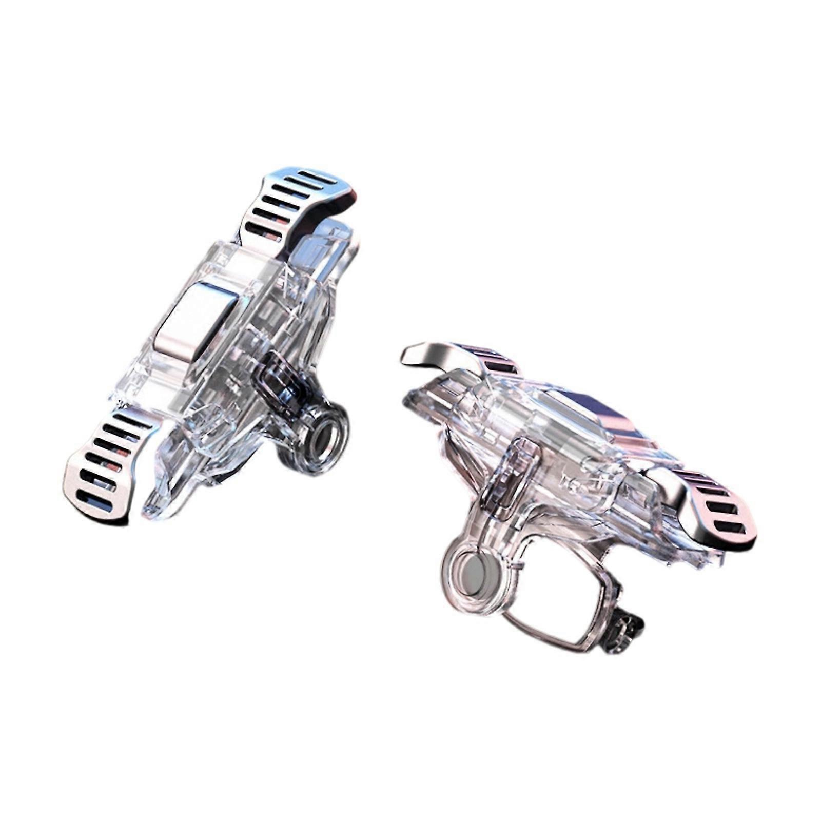 Multiple Platform Take Games Controller Metal Triggers Fast Response Designs Games Triggers Button for Phone  Clear