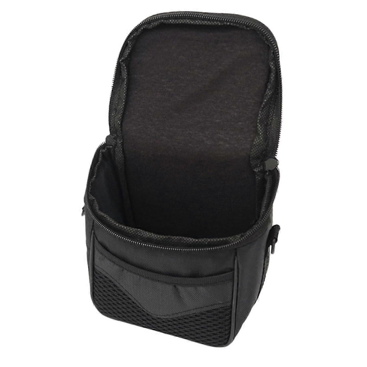 Camera Leather Case For DSLR And Mirrorless Cameras Black Large Sleeve Storage Bag Travel And Vlogging