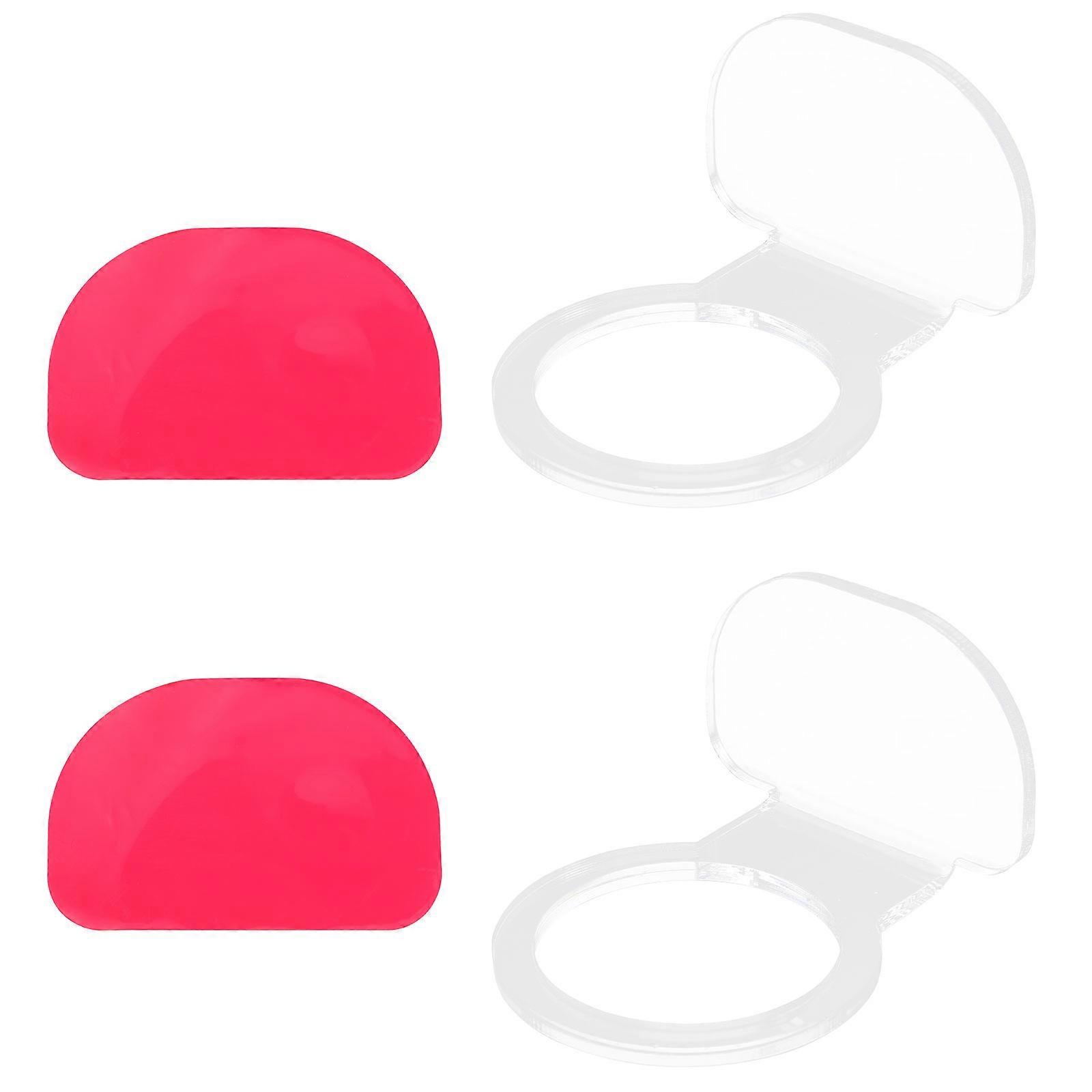 Baseball Display Holder 2Pcs Transparent Durable Acrylic for Display Use