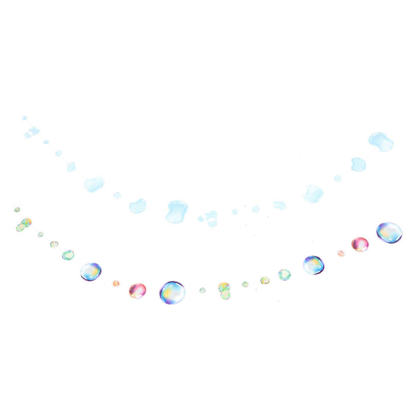 Decorative Bubble Banner Ocean Themed Party Decoration Assorted Color 120.00X7.00X7.00CM Photo Props 2Pcs