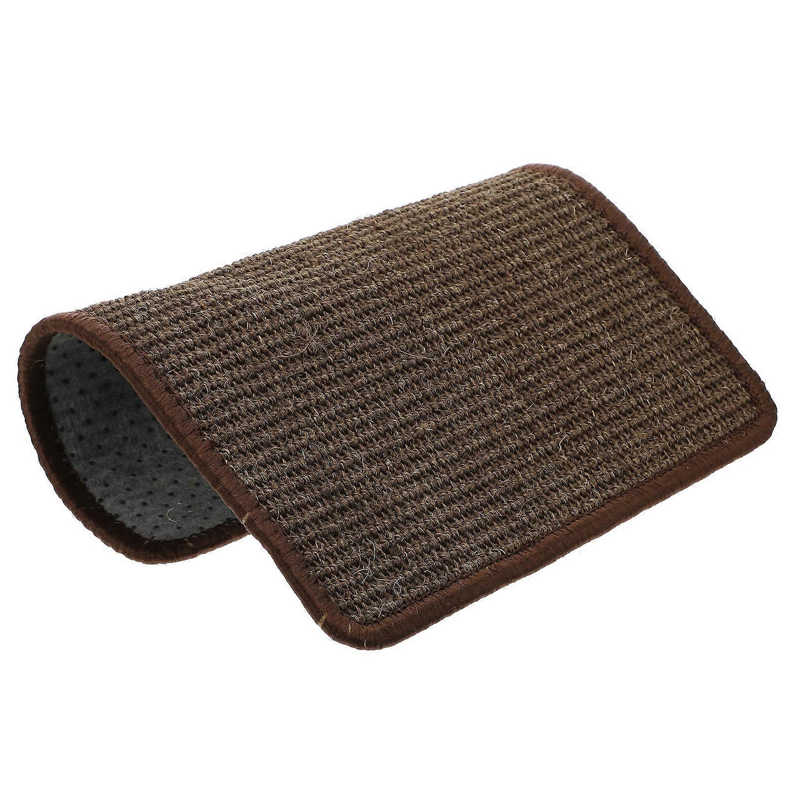 Cat Scratch Pad Sisal Material Rectangular Shape Pet Supplies 1Set