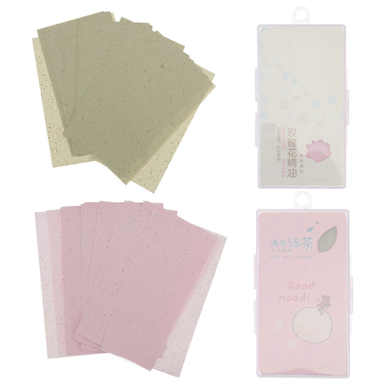 Facial Oil Absorbing Sheets Wood Pulp Fiber Ultra Thin Design For Use 2Pcs