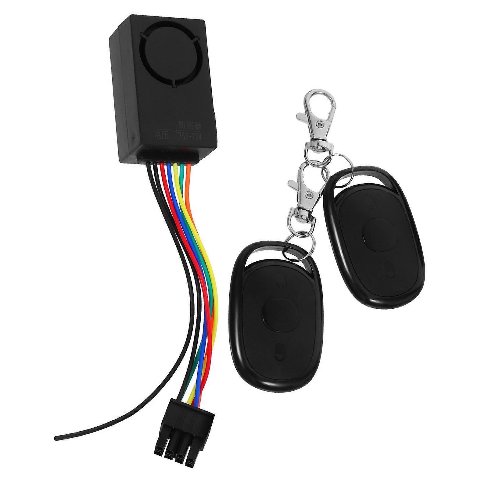 Vehicle Alarm System Electric Scooter Alarm Lock Low Power Consumption Night Parking 1Set