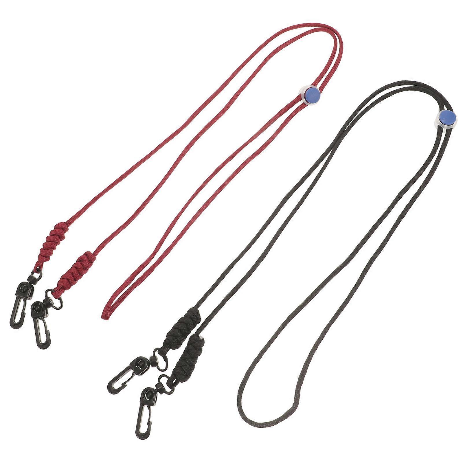 2Pcs Winter Mitten Lanyard Anti Lost Gloves Holder Strap Neck Hanging System