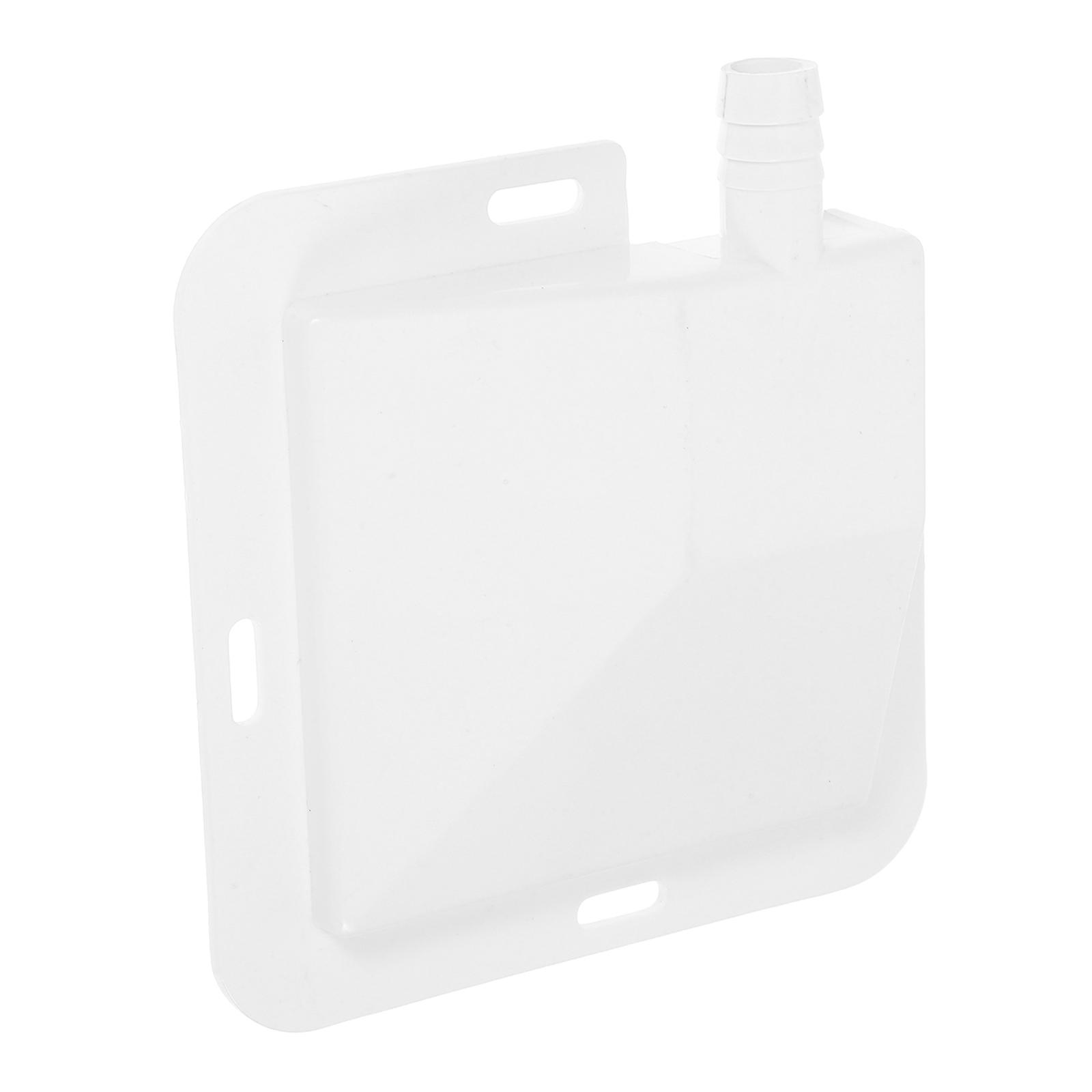 Portable Ac Drip Tray Universal Compatibility Easy Installation White 12.00X12.00X2.20CM Protects Floors and Furniture 1Pack