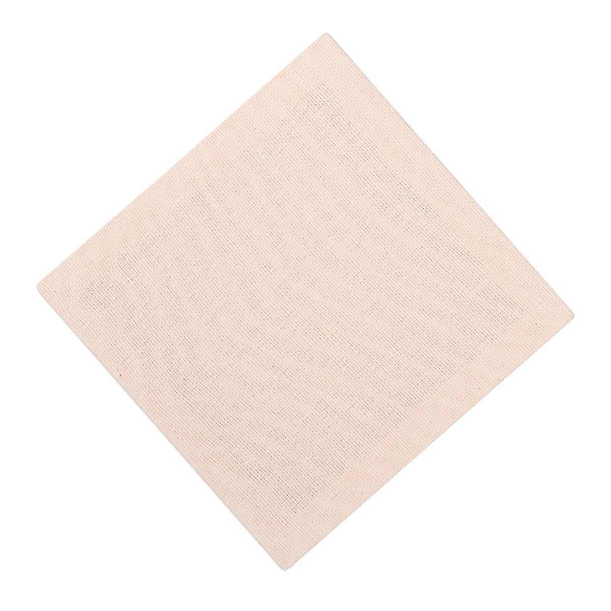 Embroidery Kits for Beginners Embroidery Fabrics Diy Materials Square Professional Cloth Home Use 36x36cm Beige 2Pack