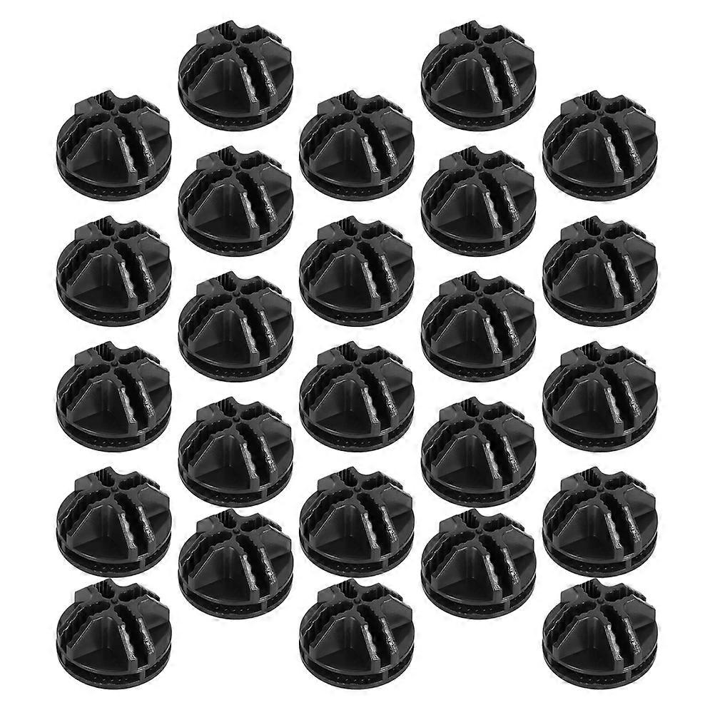 Cabinet Fastener Shoe Cabinet Accessories Simple Design Household Use Round Shape 3.50X3.50X2.00CM Stable and Reliable 30Pcs