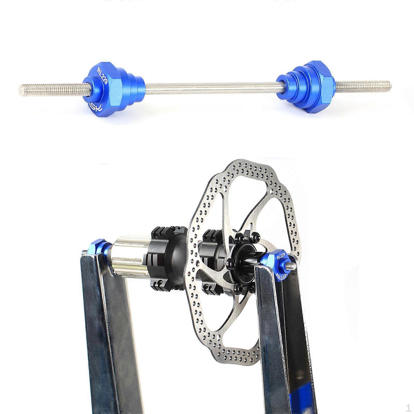 Durable Metal Bicycle Wheel Truing Stand Thru Axle Adapter for 12/15/20mm Axles