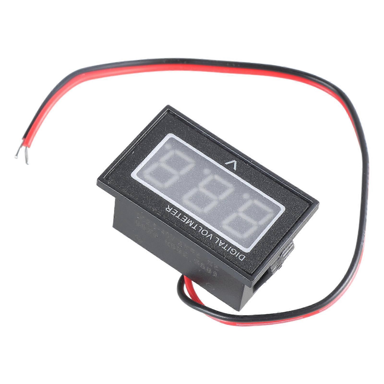 Neu Wasserdichte Batterie Meter Auto Auto Gauge Digital Voltmeter LED Rot/Grün/Blau