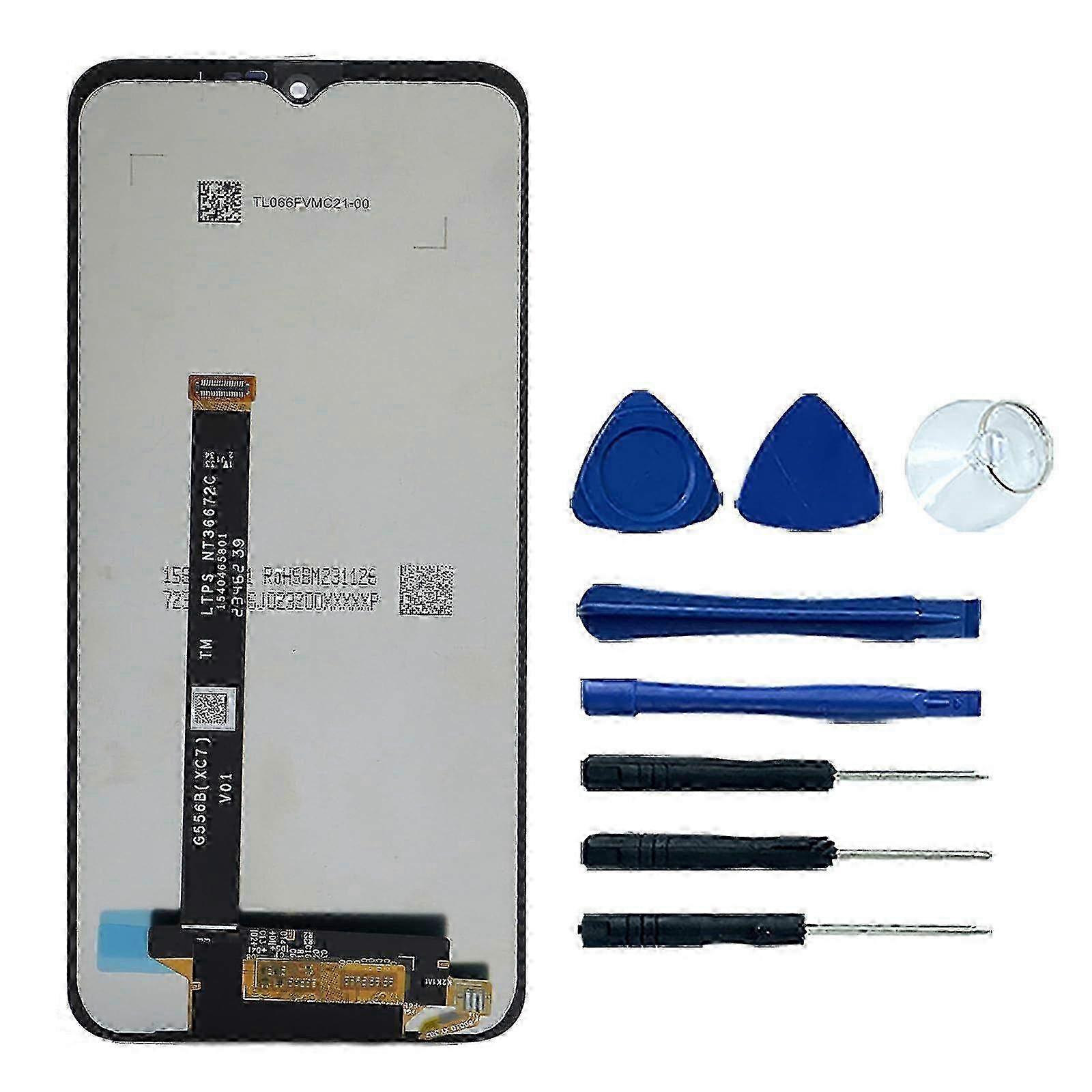LCD Screen & Touch Screen Digitizer Assembly Replacement for Samsung Galaxy Xcover7 5G SM-G556BU G556B G556BU1 Xcover 7 Black 6.6 Inch Display