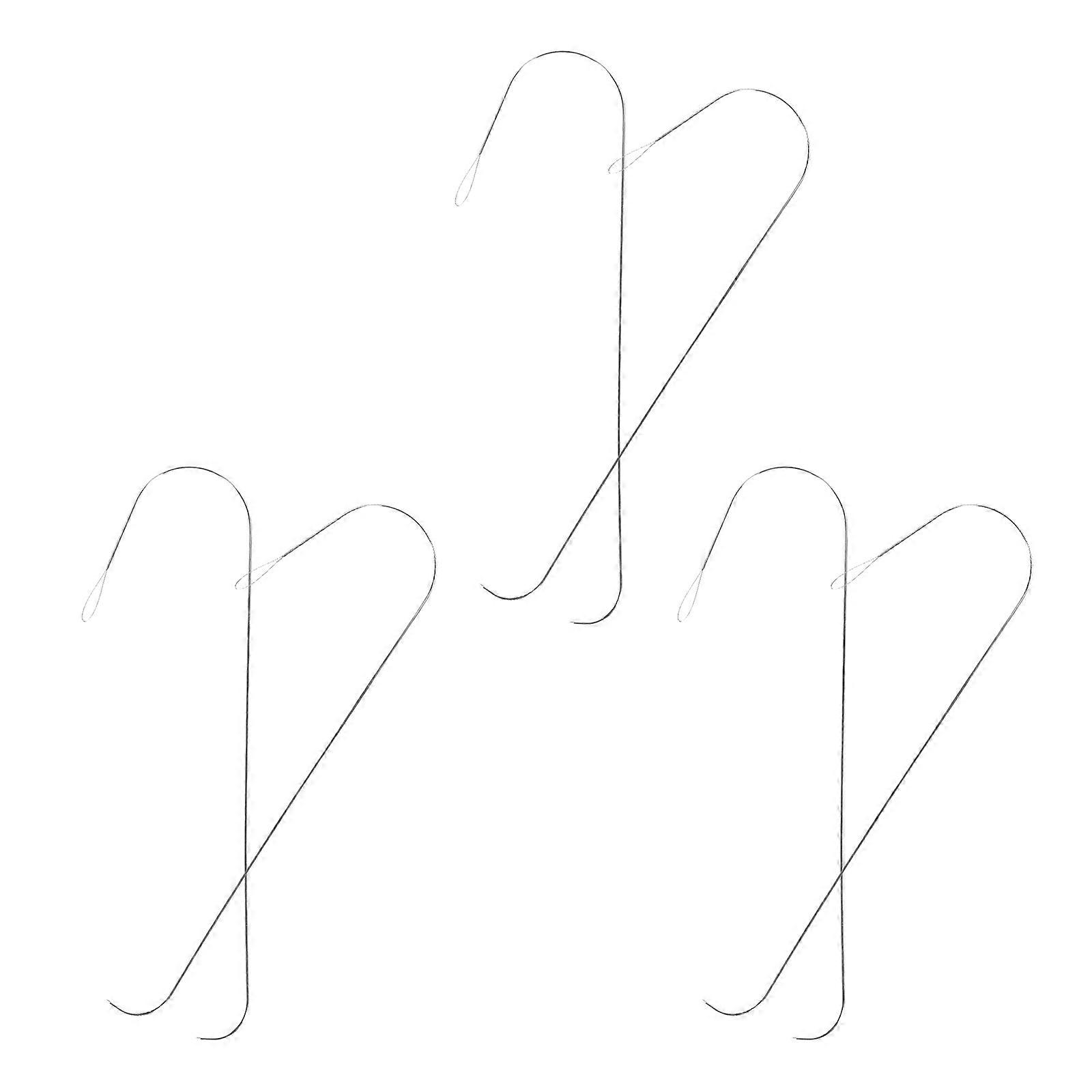 6Pcs Beading DIY Needles Multi Use Beading Needles Jewelry Making Tools Crafting Curved Needles